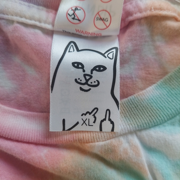 Ripndip Bundle - Tie Dye Tee, NWT Beanie & Sticker Pack - Picture 6 of 6